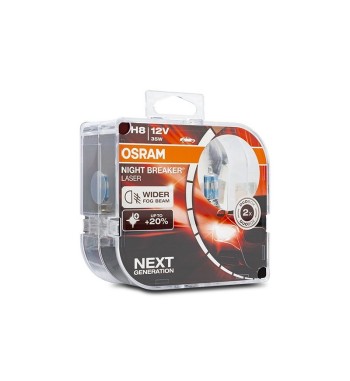 KIT LÁMPARAS H8 OSRAM NIGHT...