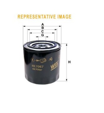 FILTRO ACEITE WL7168 WIX...
